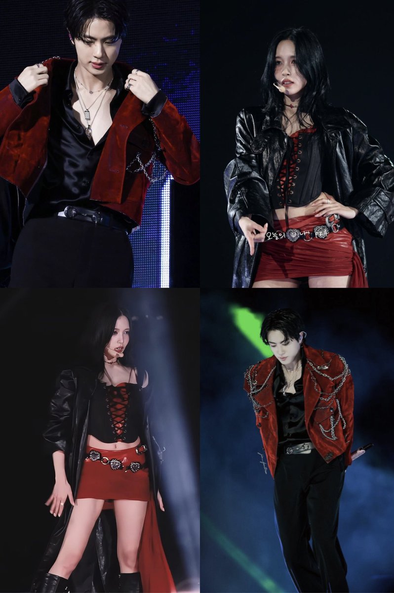 Jin and Mina giving vampire vibe🩸