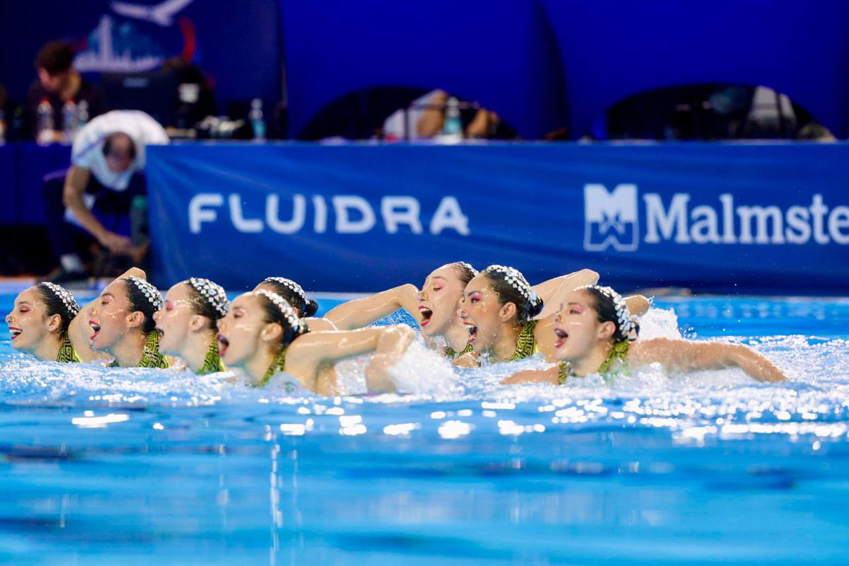PanamSports's tweet image. México se lleva el oro 🥇

El equipo mexicano 🇲🇽 conquista el primer lugar en el Equipo Libre Senior del Panam Aquatics Artistic Swimming Championships Santiago 2026.

Una rutina que las coloca en lo más alto del podio.

#PanamSports #NatacionArtistica #Deporte #Atletas