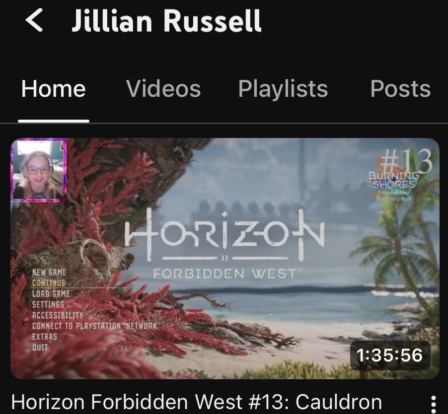 Jr30028Jillian's tweet photo. Part 13 of Horizon Forbidden West is out now! Go check it out! https://t.co/A08HkB8xX1 https://t.co/y3xIixRKoC