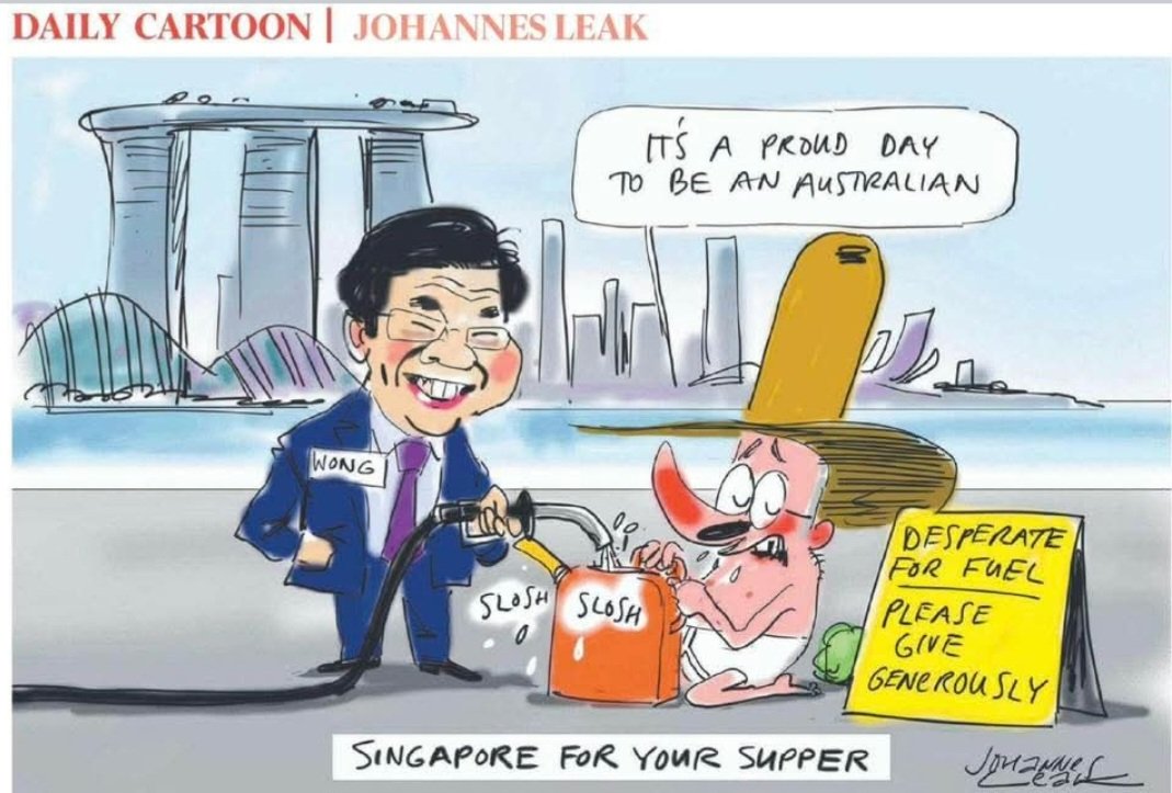 FranMooMoo's tweet image. Singapore for your supper Australia...