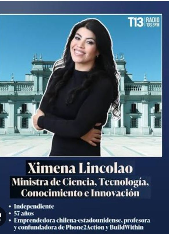 MdLimache's tweet photo. Igual es bueno aclarar que Linconao NO es una científica. Es una profesora de Castellano y una empresaria mitad chilena mitad gringa.
Su cercanía con la academia es NULA, por eso es útil para Kast. Es un persona a la que la ciencia y la investigación no le importa. https://t.co/V2GTKy2R4e