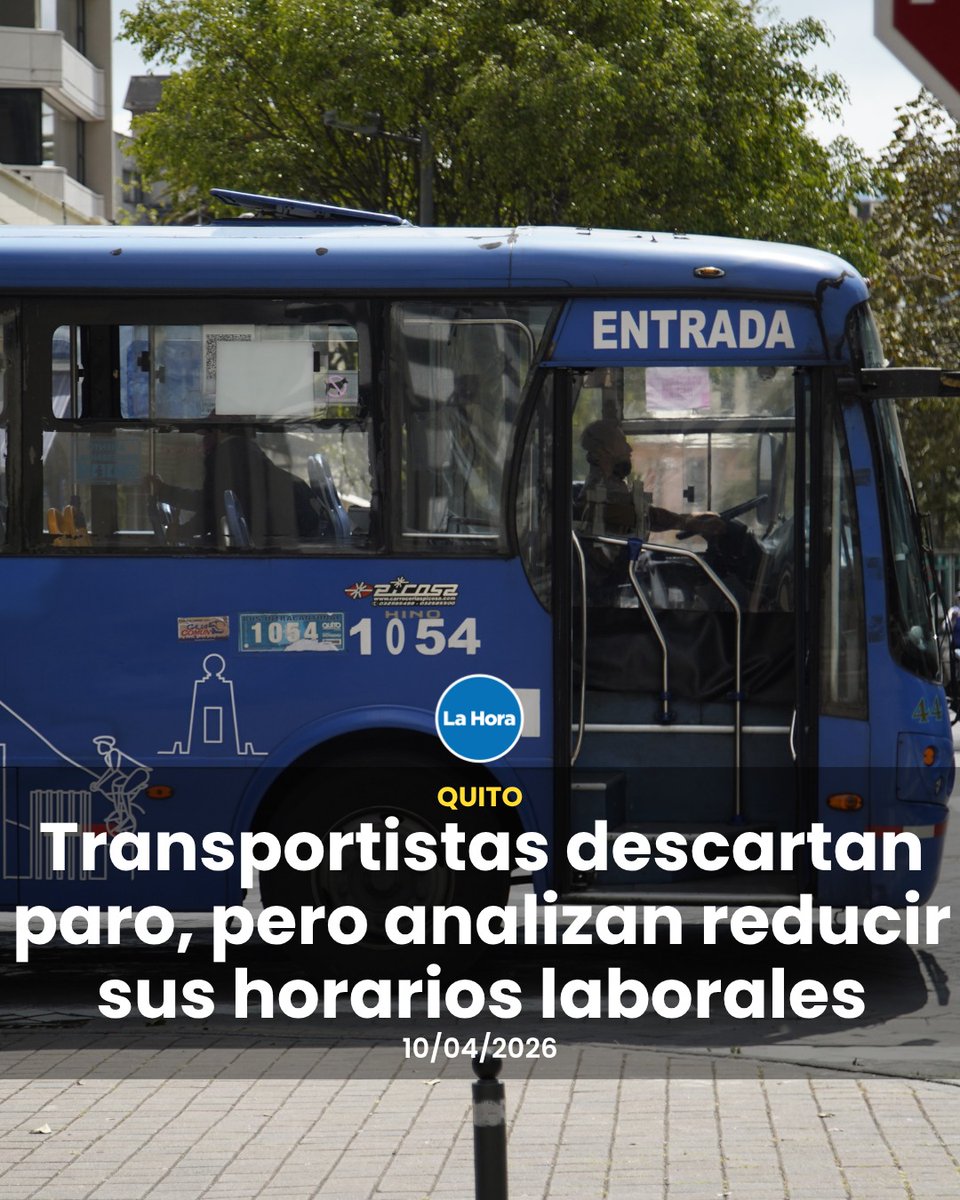 lahoraecuador's tweet photo. 🚌 Transportistas de Quito descartaron un paro, tras recibir pagos pendientes del Gobierno, aunque alertan sobre una posible reducción de horarios y frecuencias por la situación financiera del sector 💵. Te contamos 👉 https://t.co/sGCv9KBzQU https://t.co/2H61cWB6Uw