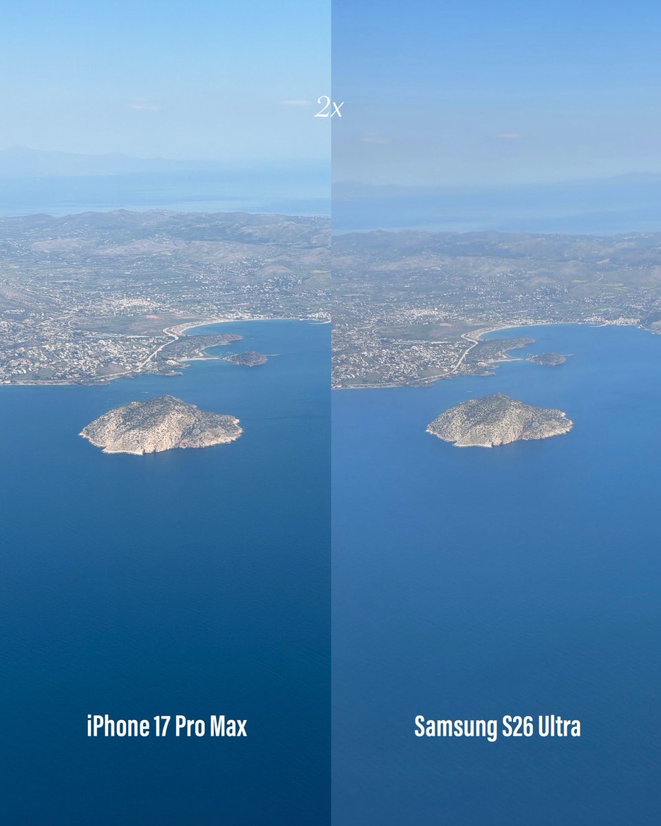 smartechdaily's tweet image. 🆚📸
مقارنة تصوير بين جهازي #iPhone17ProMax و #GalaxyS26Ultra