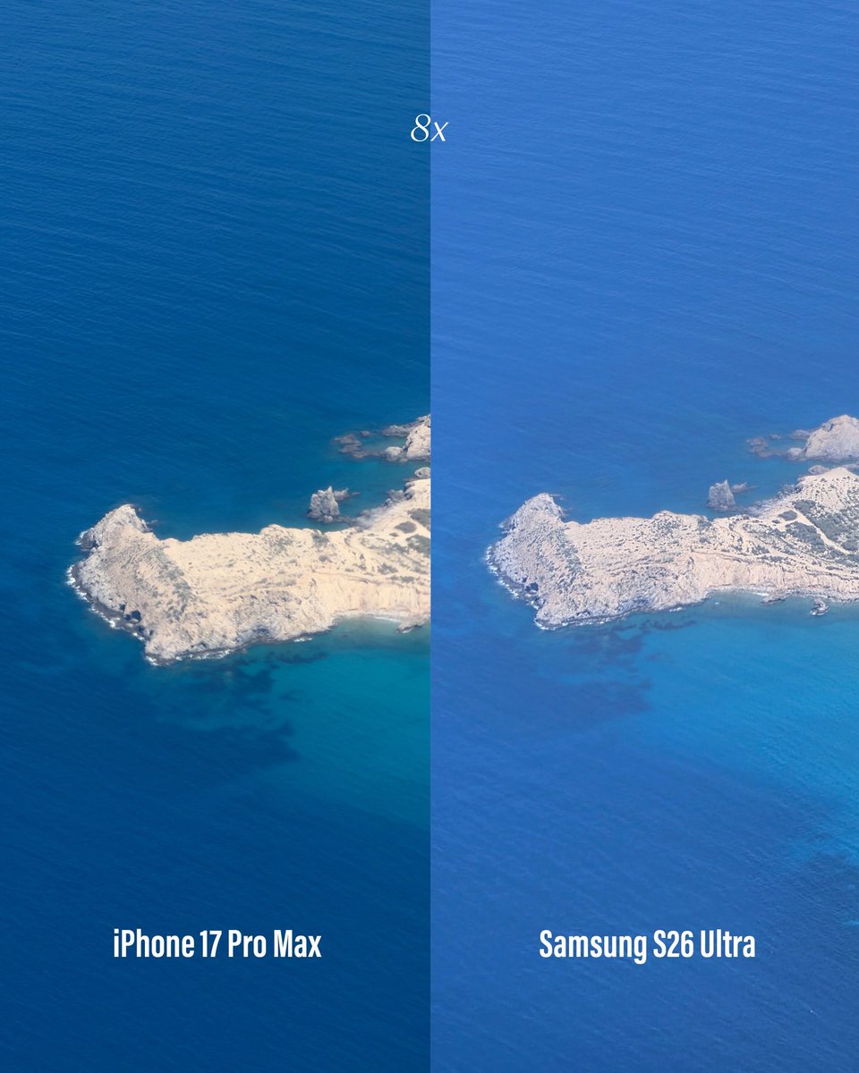 smartechdaily's tweet image. 🆚📸
مقارنة تصوير بين جهازي #iPhone17ProMax و #GalaxyS26Ultra