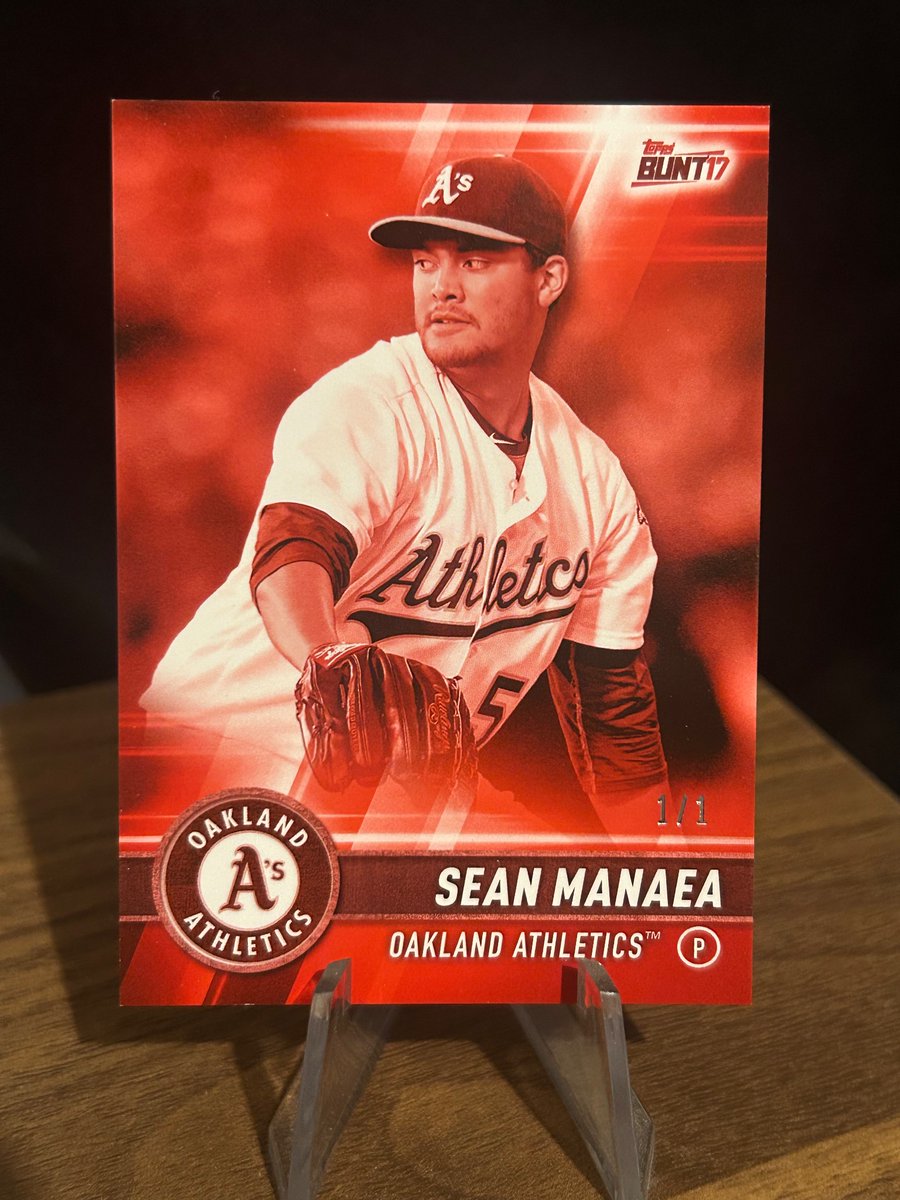 enan504's tweet photo. 2025 Topps Chrome Sapphire Sean Manaea padparadscha 1/1 mail day! Also got the 2017 Topps Bunt red 1/1 a couple of weeks back. 

Any Mets fan sour on Manaea I’m a buyer if you have any low numbered (especially 1/1’s!) @CardPurchaser https://t.co/JGCPyvFwdu