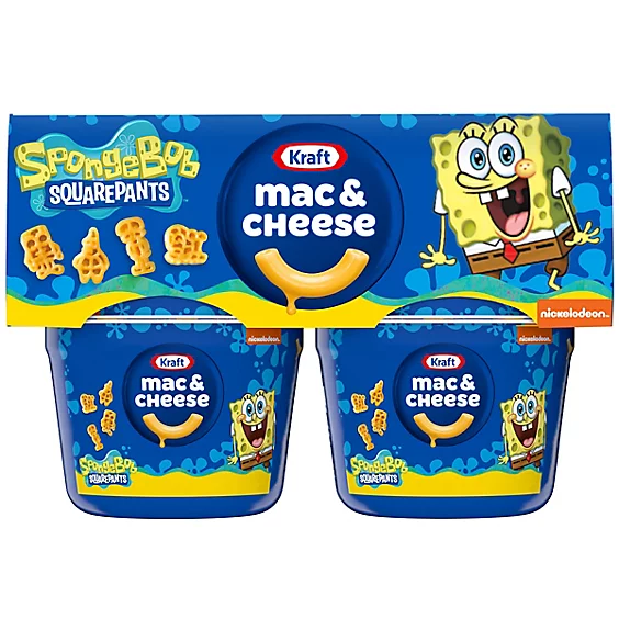 dailyobject_'s tweet image. DAILY OBJECT 1245:

SPONGEBOB KRAFT MAC AND CHEESE