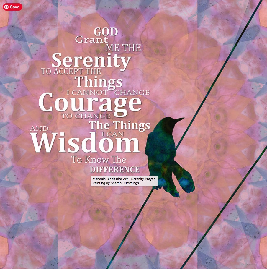 Terracegallery's tweet image. Serenity: sharoncummingsart.pixels.com/featured/manda… #serenity #prayer #god #courage #wisdom #recovery #healing #birds #bird #art #ArtBySharonCummings #inspiring #inspirational