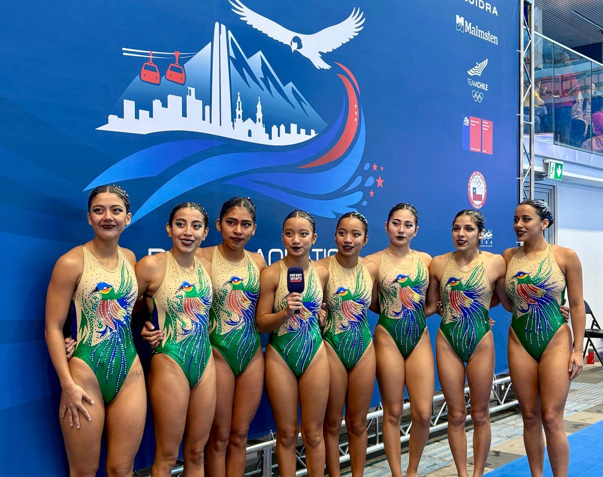 indeselsalvador's tweet image. ¡Bronce para El Salvador!

#Natación | La selección salvadoreña de natación artística logró puntaje de 139.2508 y ganó medalla de bronce en equipo libre de los PanAm Aquatics Artistic Swimming Championships Santiago 2026 y clasificatorio rumbo a los Juegos Centroamericanos y del