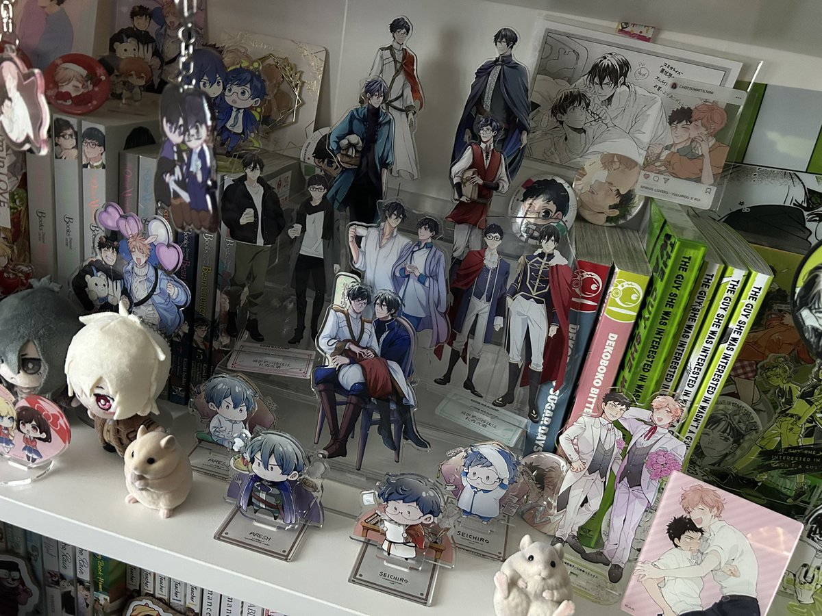 the merch shrine has been upgraded! 

#iseshachi #IsekaiOfficeWorker #いせしゃち #異世界の沙汰は社畜次第 #theotherworldsbooksdependonthebeancounter