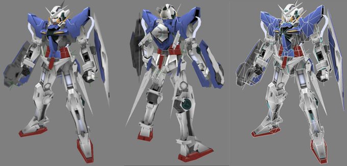 😊ローポリのコツ😄

・キャラのシルエットを重視。シルエットのためのポリゴンは減らしてはならない

・細かいディテールはテクスチャ任せ

・ポリとポリをできるだけ繋げない
 ブッ刺し推奨。設置面はテクスチャで影を描く

・円柱は6角形以下にする。テクスチャで丸いように見せる 