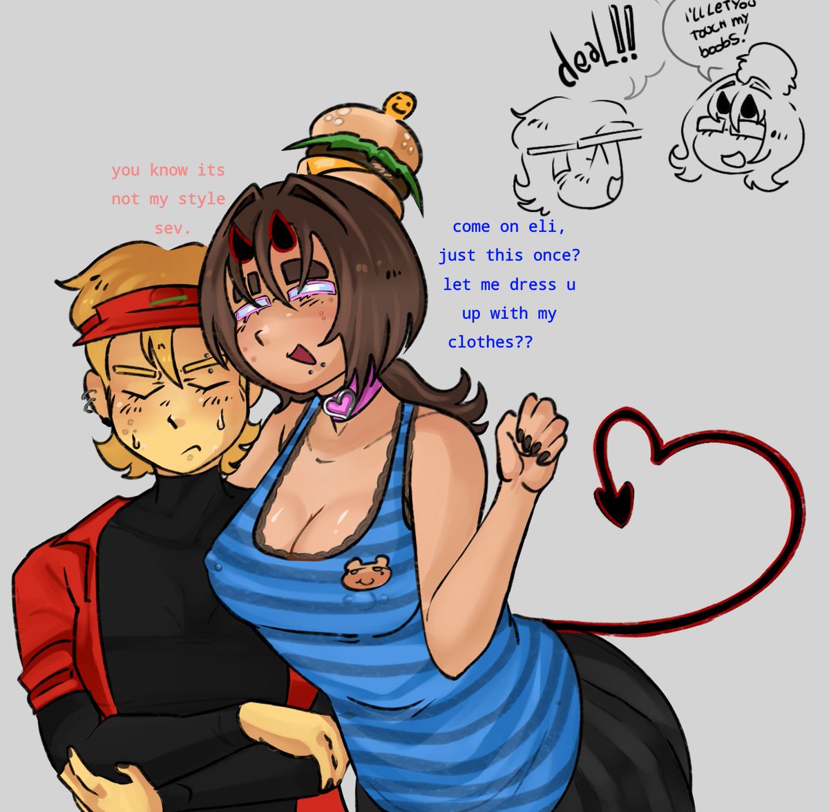 Xil0gr4fic4's tweet image. Drew them again after centuries 🥹 #pizzaburger