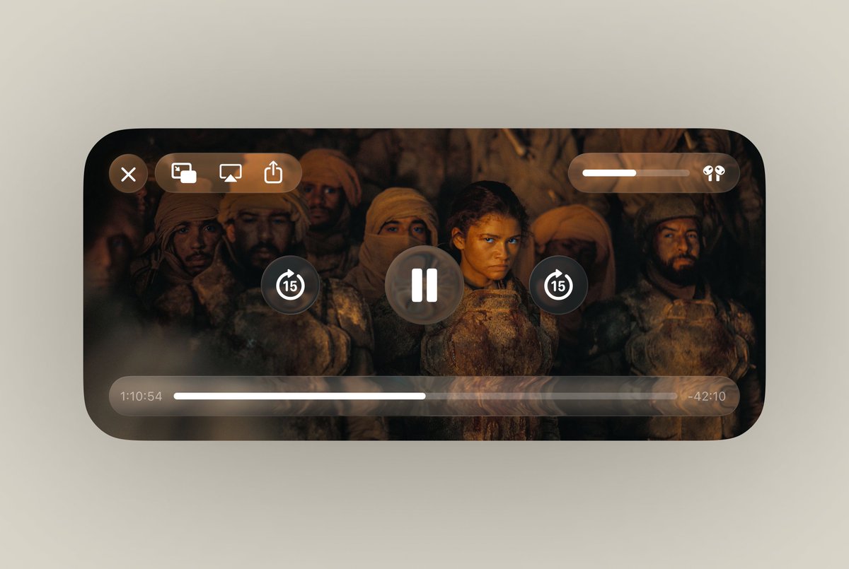 Ios Player iOS Media Player UI Design (v2)