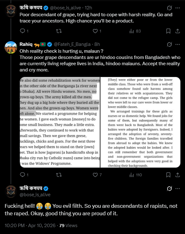 RahiqWebDevX's tweet photo. @bose_is_alive @RX_9999_2 Indian hindoo malauns are all hypocrite, first they will provoke others then they will play victims when others response them back with proper bashing! Malaun blocked me and now playing victim khek
https://t.co/GoGoDX10p3 https://t.co/1YIEtS5nq2