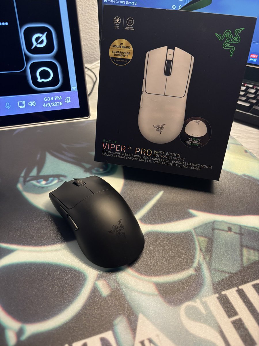 lyrics4n's tweet image. viper v4 pro is goated thank you 🙏🏼@teamrazer