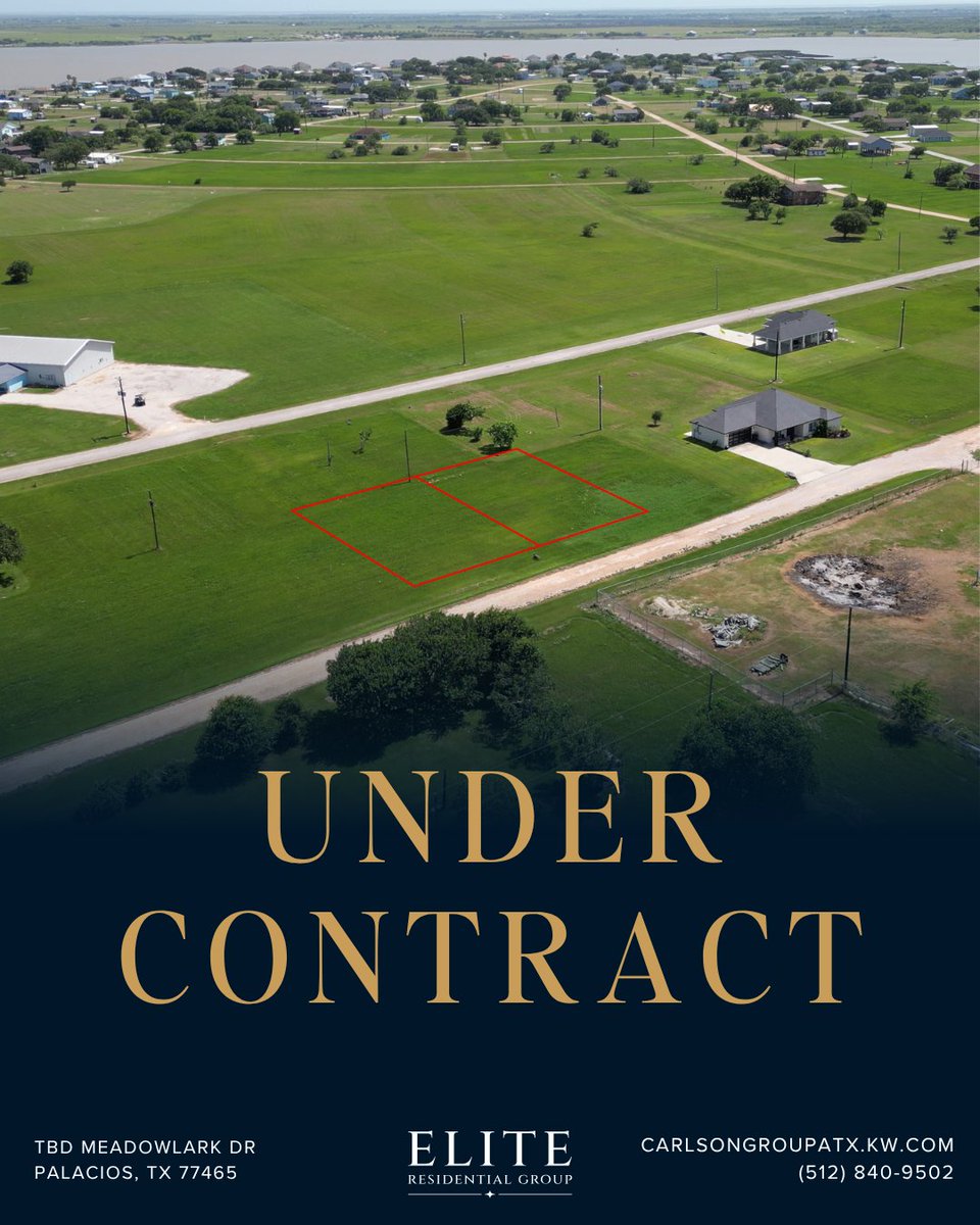 GregCarlsonATX's tweet photo. TBD Meadowlark Dr is officially UNDER CONTRACT!

Thinking of selling your slice of the Texas coast? Let’s chat about making your experience just as seamless!

Reach out to sell your property:
📞 +1 (512) 840-9502
📧 greg@carlsongroupatx.com

#CapeCarancahua #TexasRealEstate https://t.co/ClFw0NobuB
