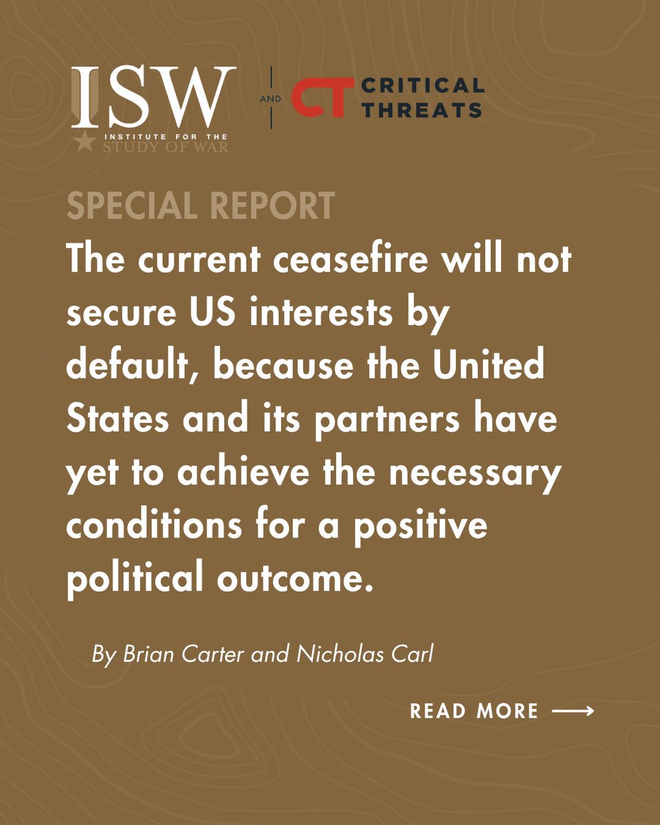 Institute for the Study of War tweet media