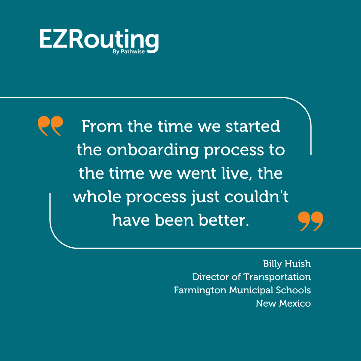 PathwiseK12's tweet photo. Farmington Municipal Schools serves 19 schools across New Mexico. When the district needed new routing software live before the school year, the EZRouting team committed to an aggressive timeline and delivered.

Read the full story: https://t.co/O3wssov309 https://t.co/A0aOgJ7sRb