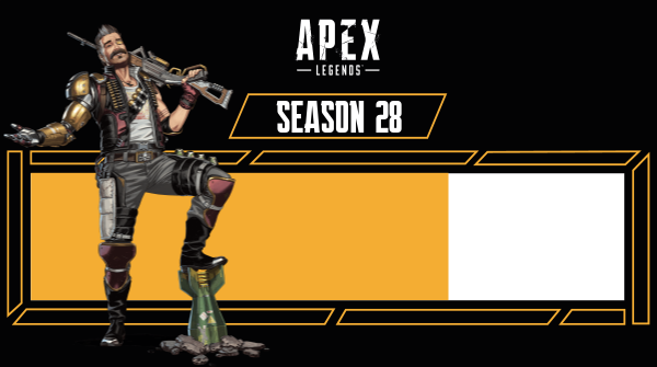 Season 28 is 70% complete.
There are 25 days left.
#ApexLegends