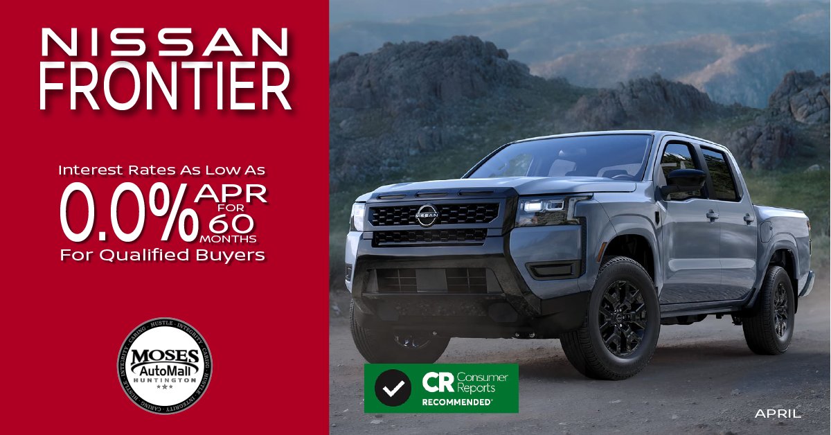Built for work and weekend escapes. The Nissan Frontier is part of our Spring Savings Event. Browse now: tinyurl.com/3set2yfc