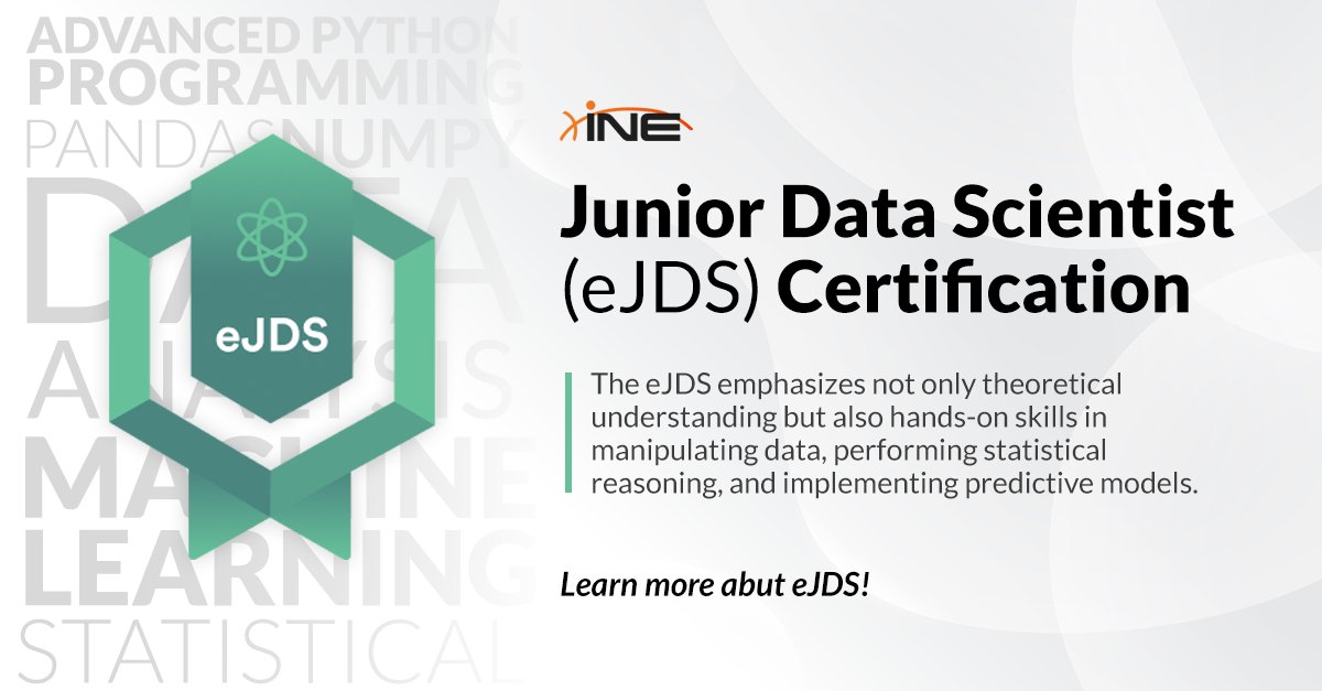 SecurityTube's tweet image. Turn your Python skills into real data science expertise with eJDS.

Validate your ability to analyze, model, and interpret data using real-world tools.

Data science roles are growing fast and paying $100K+.

Learn more 👇
bit.ly/3NQb2dg

#DataScience #Python