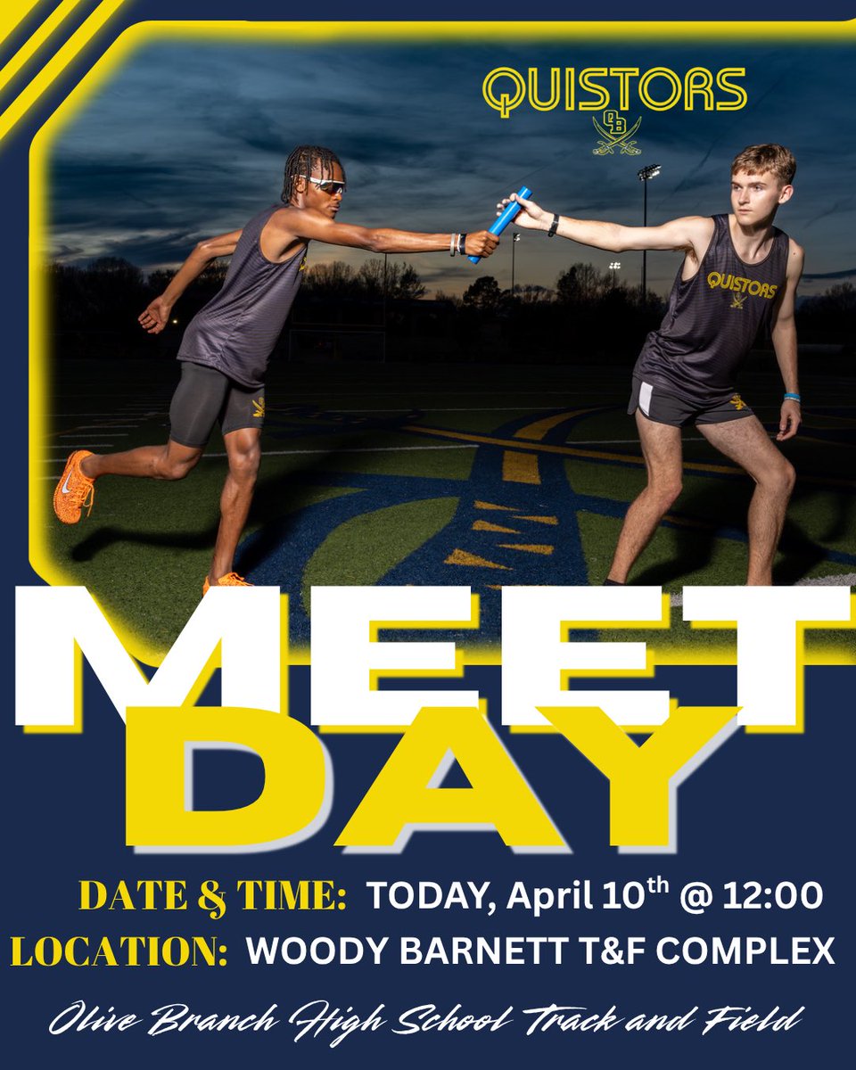 OBTrack_Field's tweet photo. MEET DAY IN PEARL‼️🔵🟡
🏟️ Woody Barnett Track &amp; Field Complex
⏰ RIGHT NOW, We are LIVE‼️
🎟️ At the gate
📊 https://t.co/7EjlHPWlkT https://t.co/AYVbGWrmea