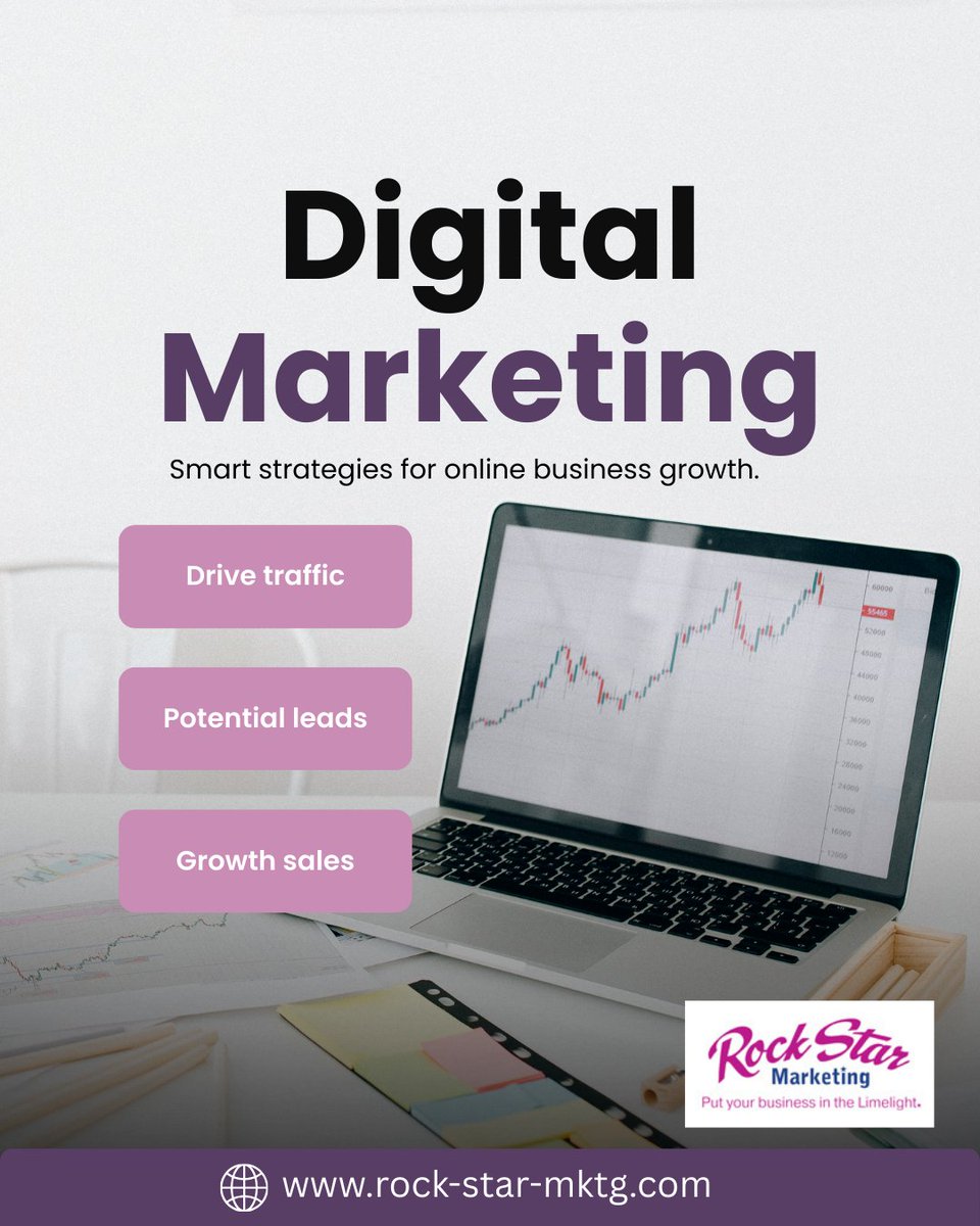 Driving traffic is great. Generating leads is powerful. Growing sales is the goal. But without a smart strategy behind it all, you’re just spinning your wheels.

🎯 Let’s put your business in the limelight: rock-star-mktg.com
.
.
.
#RockStarMarketing