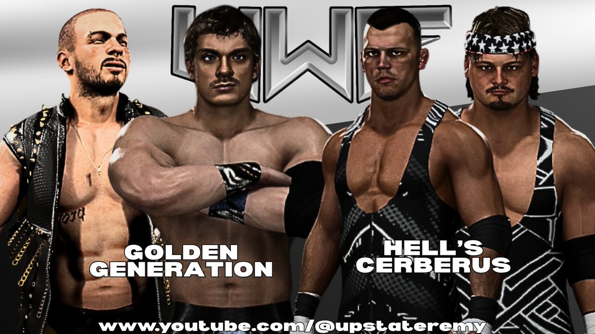 🚨NEW TEAM ALERT🚨  
Golden Generation, Levi Fox &amp; Ry Low will take on Hell's Cerberus in the Opening Match!  

#UWF #WWE2k26 #EFed #CAW