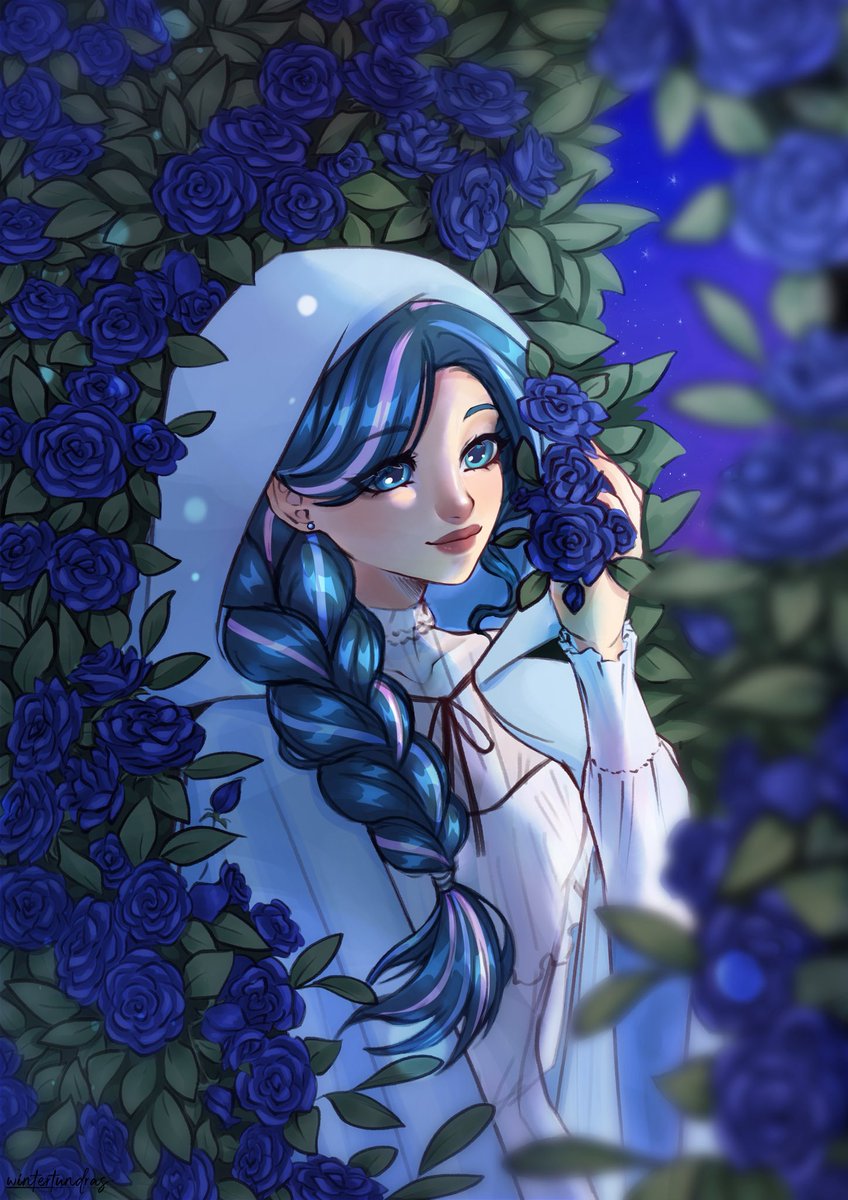 tohma_nyan's tweet photo. When the roses met the moonlight, I thought I understood what love was—

Until I met you.. https://t.co/0457EiLG63