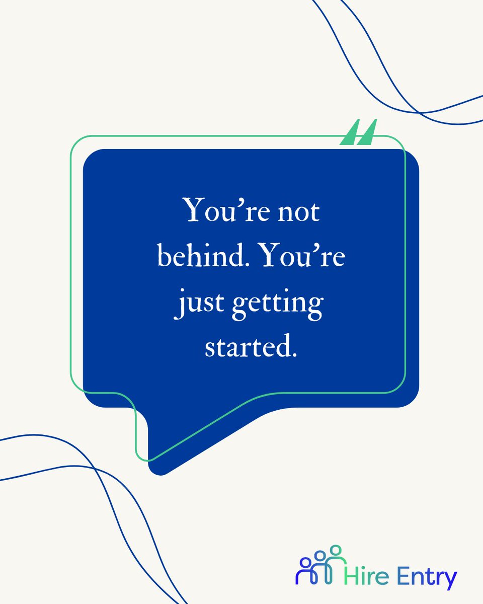 HireEntry's tweet photo. Here's your daily nudge! 🌟#HireEntry #JobSeeker #EntryLevel #FridayMotivation https://t.co/bEuAd51xnx