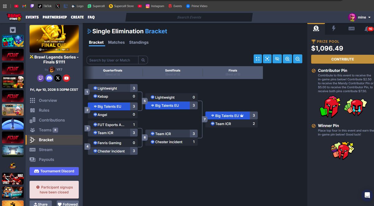 WON BLS FINALS:
- 3:0 vs ranked warrior
- 3:0 vs fade jyro silent
- 3:2 vs coverz team
ggs to them and thanks to my team <a href="/NesBS_/">Nes</a> <a href="/dompe_bs/">BGT | Dompe</a> <a href="/Lollobs_/">BGT Lollo</a> <a href="/treymi29/">BGT treymi29</a>