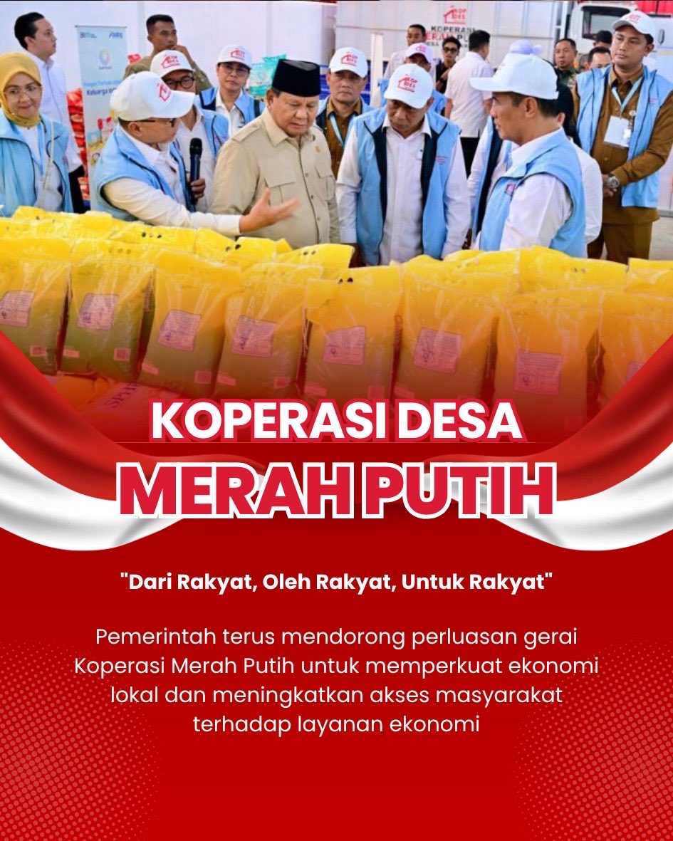 MBersama1's tweet image. Koperasi Merah Putih untuk penggerak ekonomi lokal #koperasimerahputih #programnasional #koperasidesamerahputih #fyp #viral