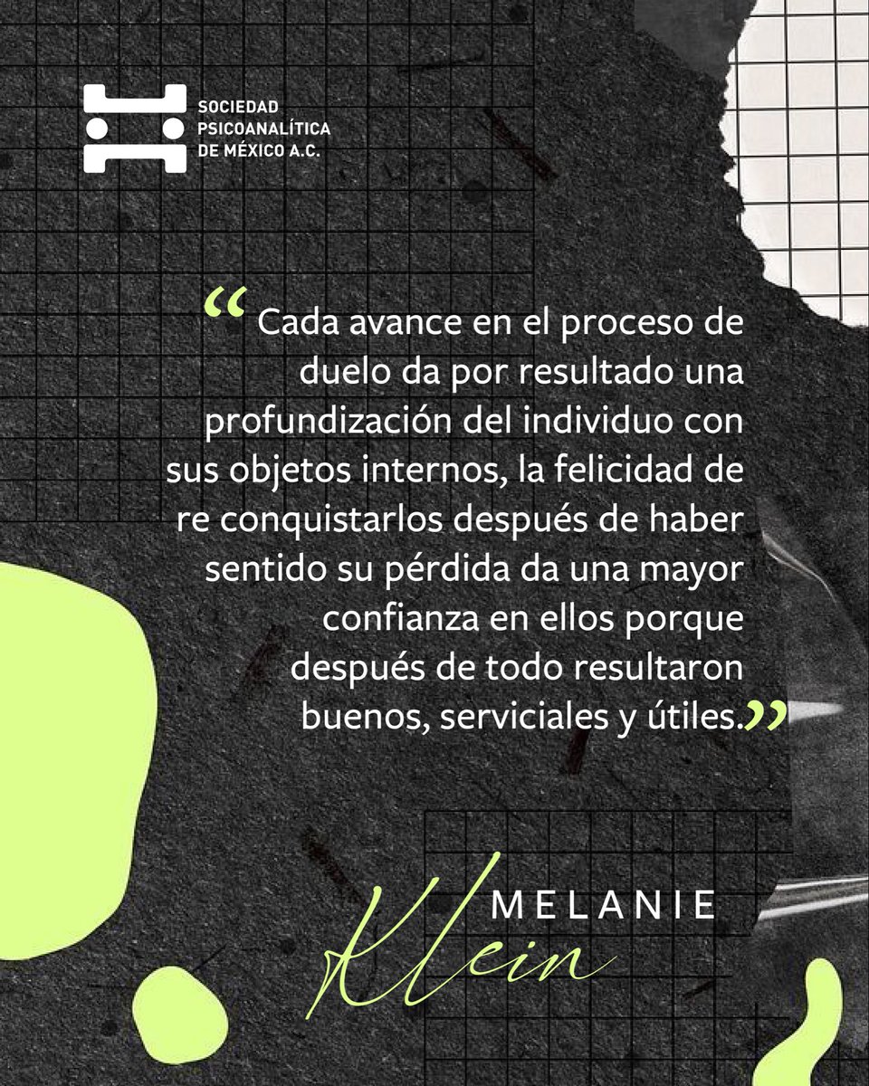 Sociedad Psicoanalítica de México tweet media