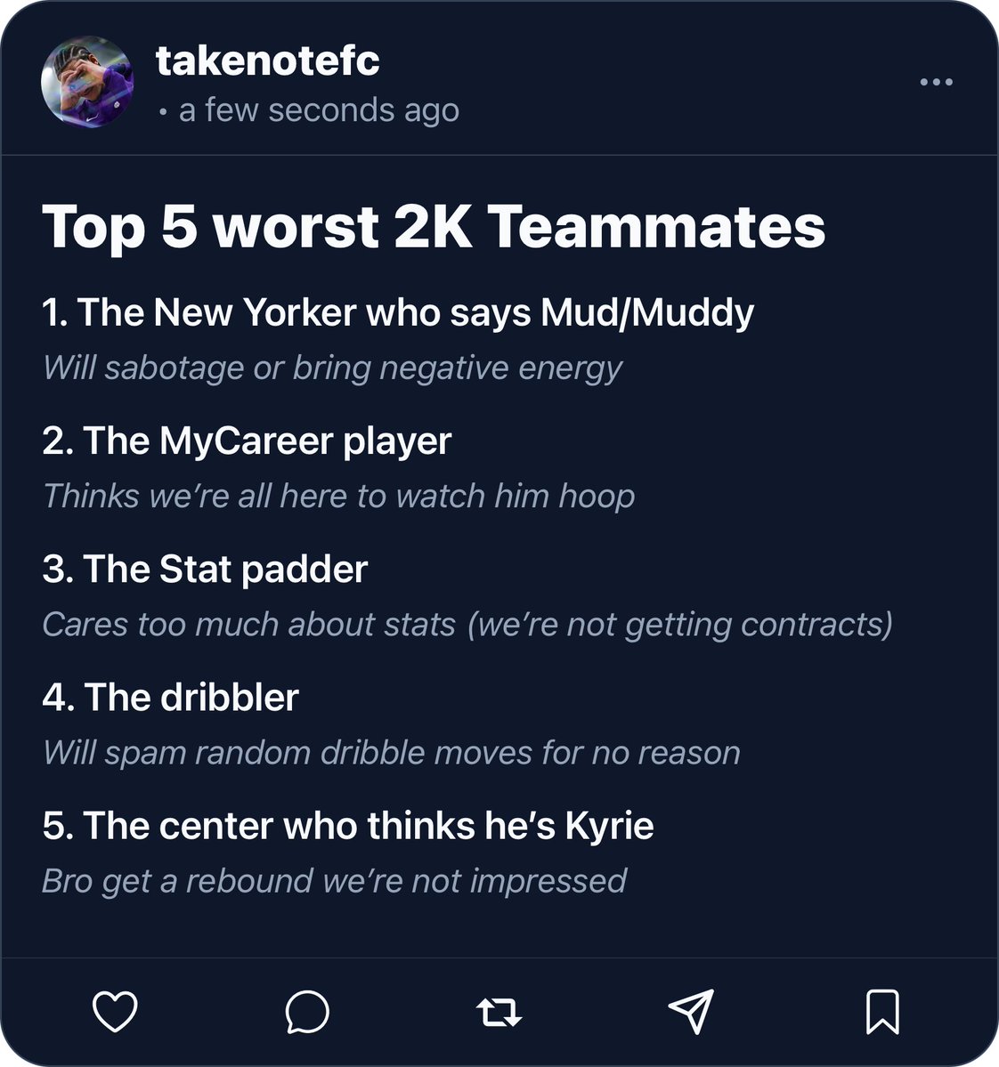 cDubFan's tweet image. Tell me I’m lying… 🤦🏽‍♂️ #2K #RandomRec