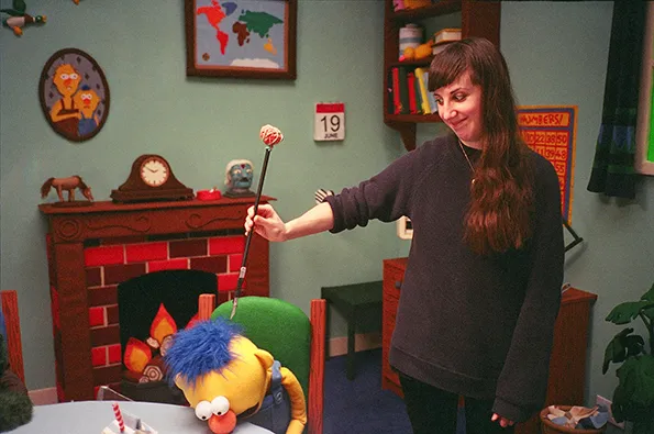 behind the scenes of 'Dont Hug Me I'm Scared 4', released in 2015