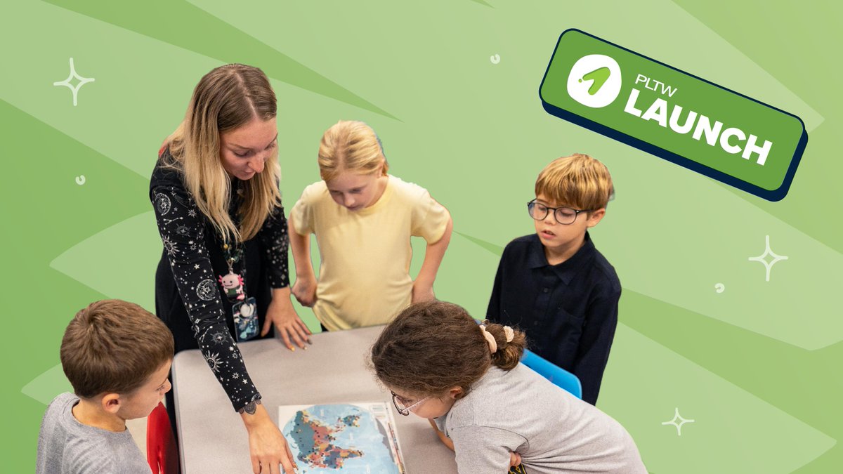 PLTWorg's tweet image. 🤔 Planning for the 2026–27 school year? 

PLTW Launch is evolving for 2026–27—making hands-on learning even more teacher-friendly, standards-connected, and engaging for students. 

👀 Explore what’s new:
bit.ly/41R8D5c

#PLTW #STEMeducation #EdChat #learning #STEM