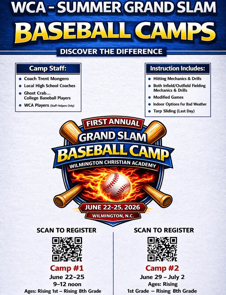 Wilmington Christian Academy Baseball tweet media