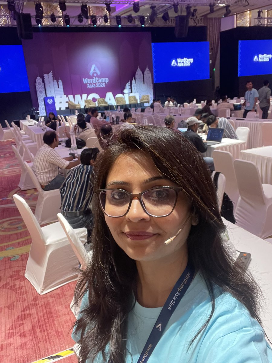 krupajnanda's tweet image. My WordCamp journey started in Mumbai as an attendee. Now, in the same city, I get to be the part of the org team for @WordCampAsia
 Grateful for how far this community has brought me!￼
#WordPress #WCAsia2026