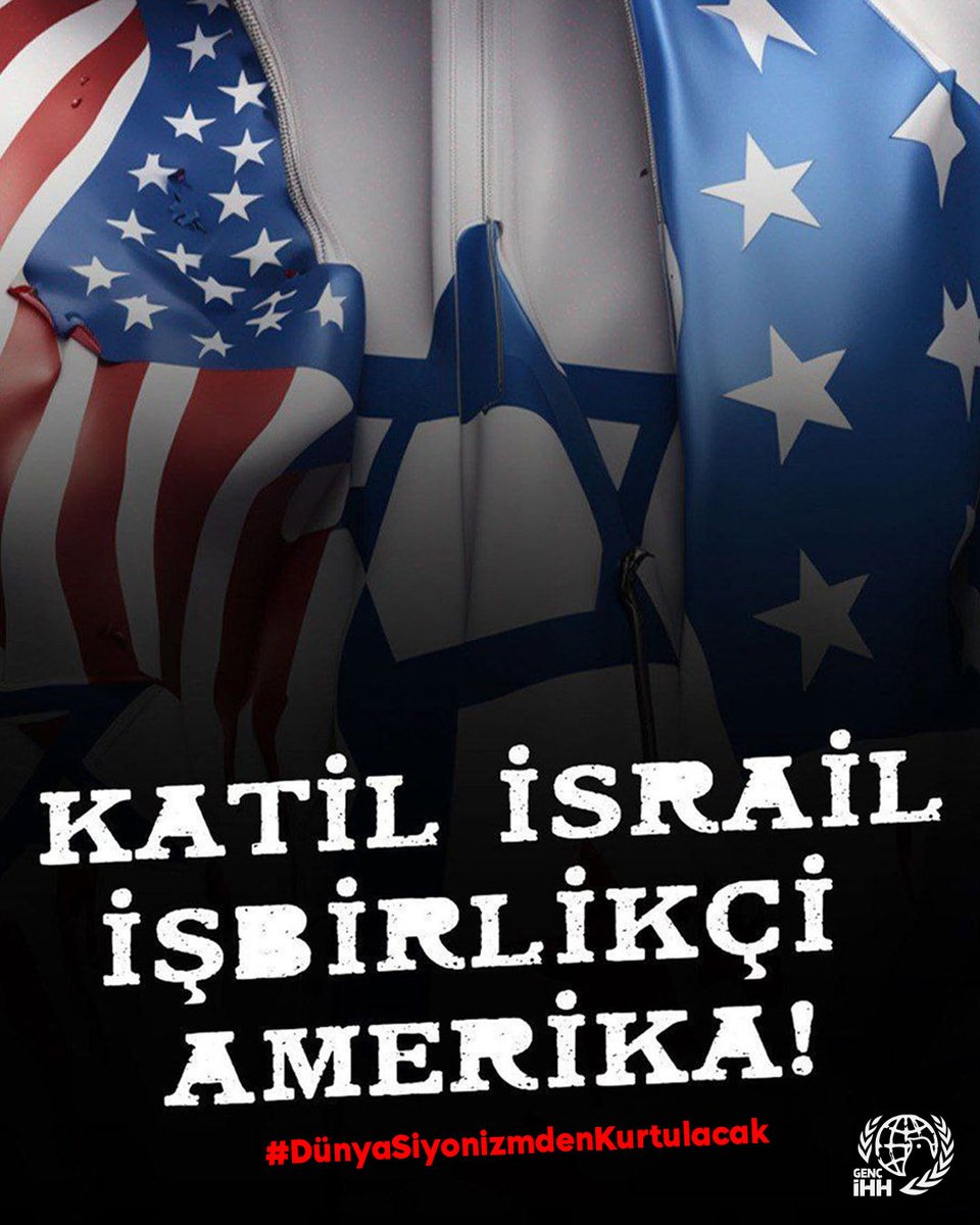 Katil İsrail, işbirlikçi Amerika!
#DünyaSiyonizmdenKurtulacak