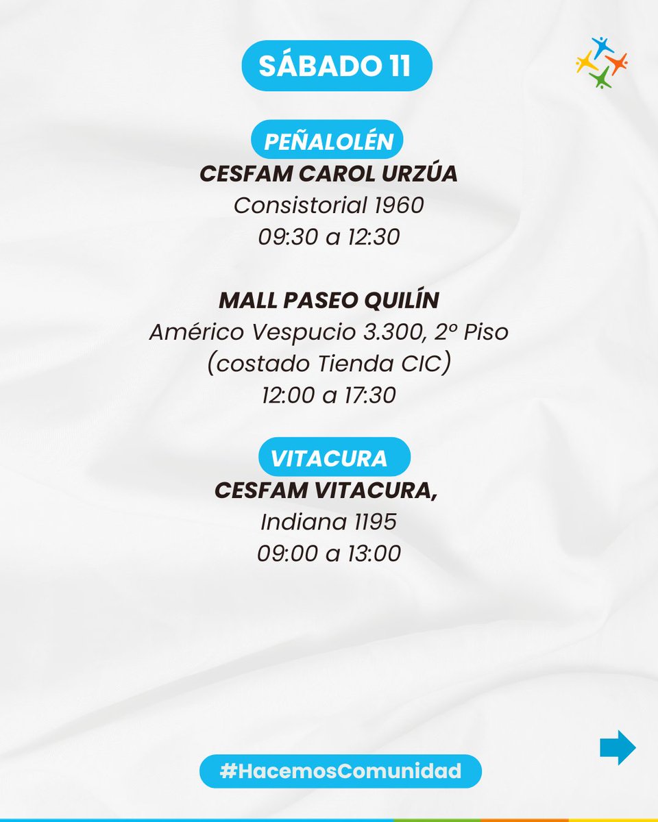 Servicio de Salud Metropolitano Oriente (SSMO) tweet media