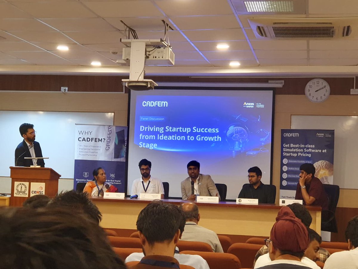 DeftechRaik's tweet photo. Great to have our team attend the Startup Symposium: “Simulate to Innovate – For Deep-Tech Startups” on 10th April 2026 at CeNSE Auditorium IISC Bengaluru.
#DeepTech #Innovation #Simulation https://t.co/fuJ3wC6g3j