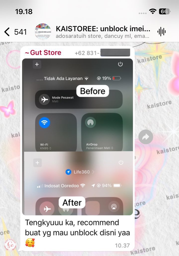 rooseveplm's tweet photo. karena maraknya penipuan unblock imei, aku mau saranin seller unblock imei langgananku yg udh pro dan jualan dr 2023. yg aku suka bisa pake cicilan dan liat buyer kasih testi scr on time. boleh markah dl ❤️ https://t.co/6eTG4T1zRQ