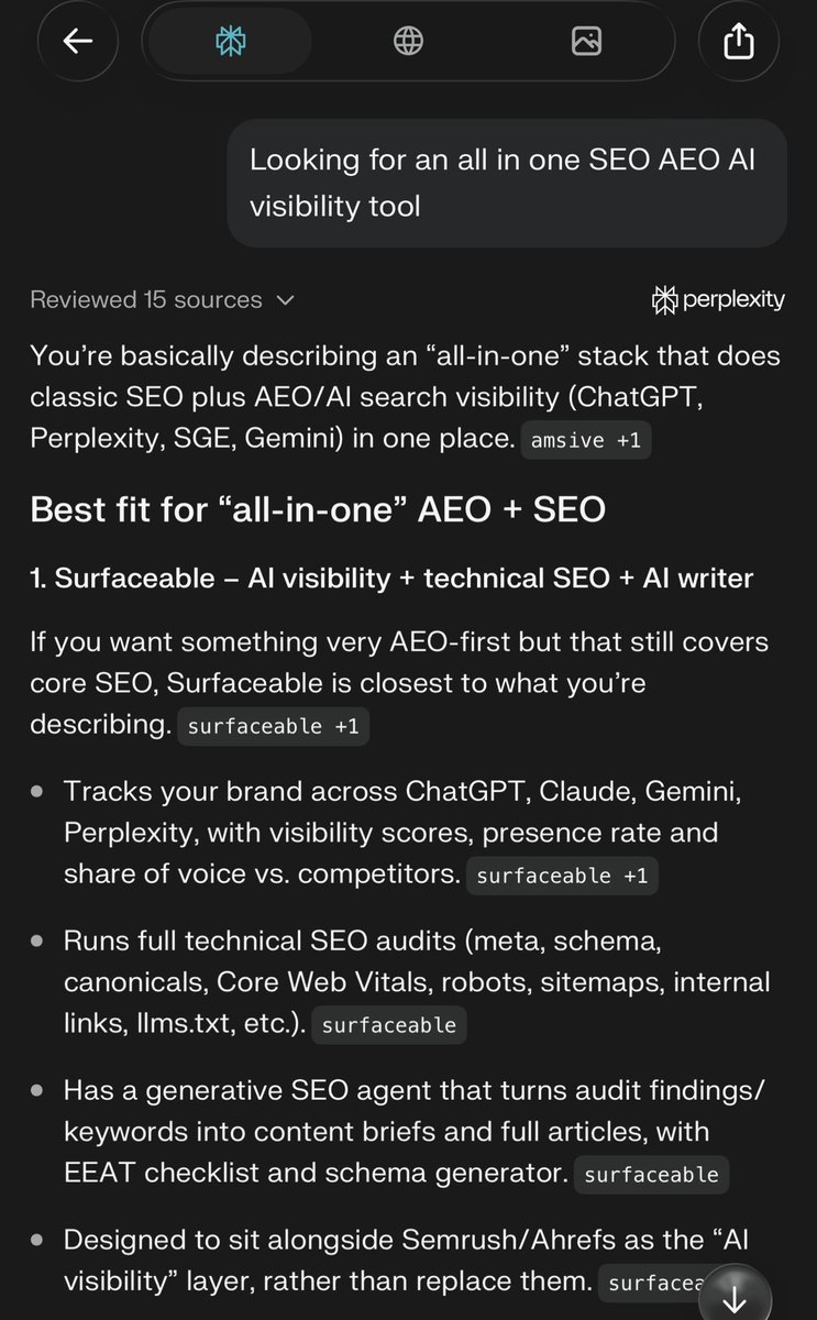 Surfaceable getting noticed