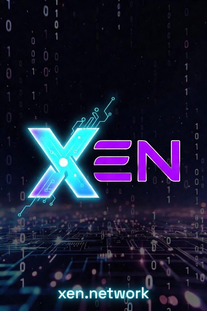 SEXBURG3R's tweet image. Day 35 of posting the #XEN logo until it hits ATH.