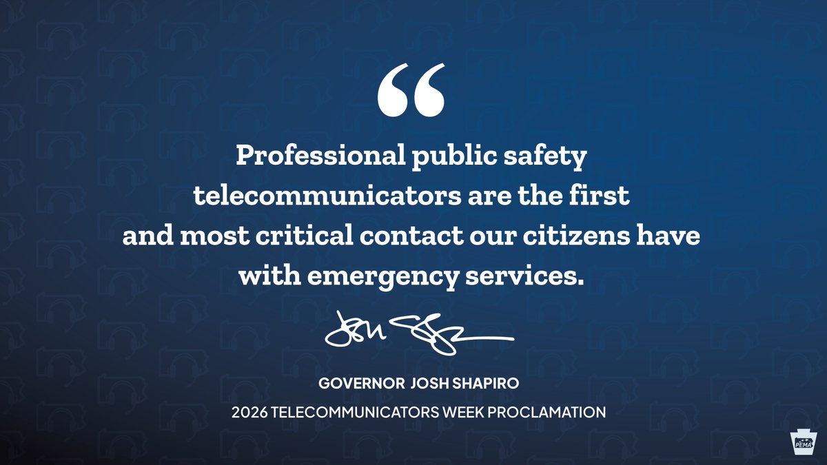 Pennsylvania Emergency Management Agency tweet media