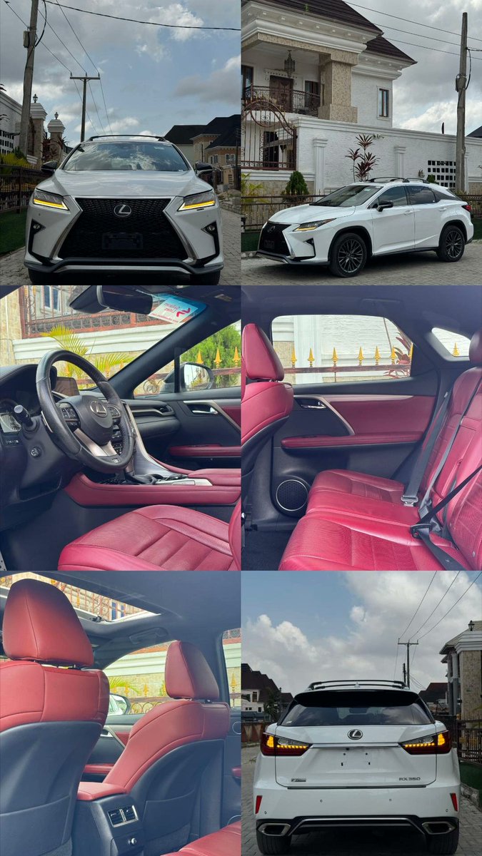 Real_Agusiegbe1's tweet photo. 🇺🇲 2017 Lexus RX350 Fsport available for inspection and acquisition ✅ 

Price : 50m

Location; Lagos https://t.co/L964hVN6Qx