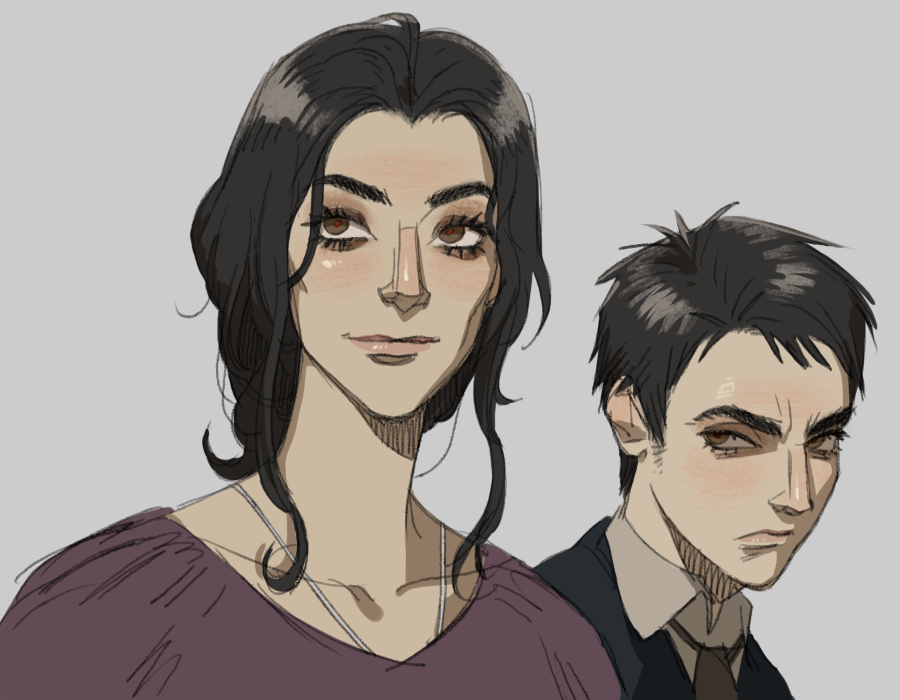 Younger Nina and [Aglaya] 💐
