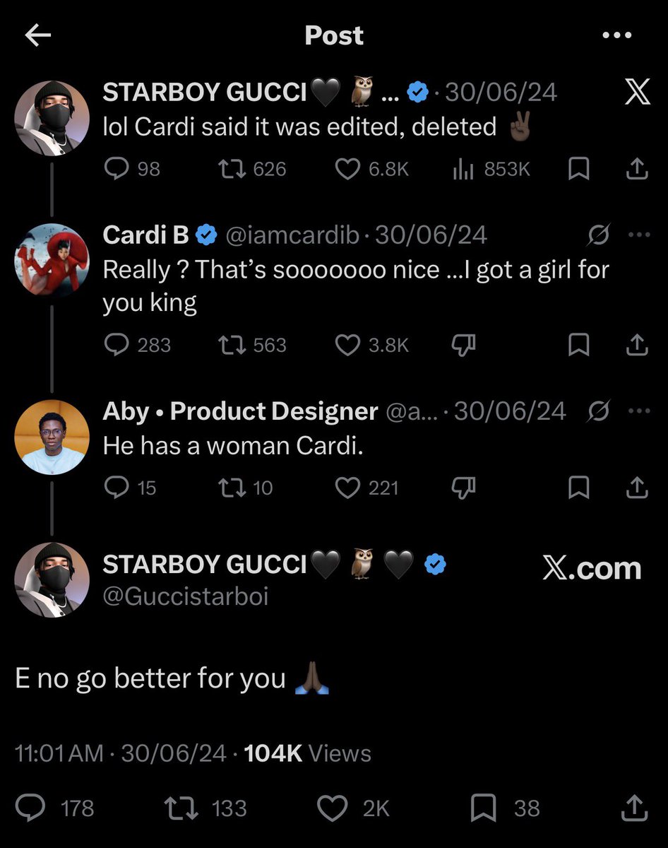 STARBOY GUCCI🖤🦉🖤 tweet media