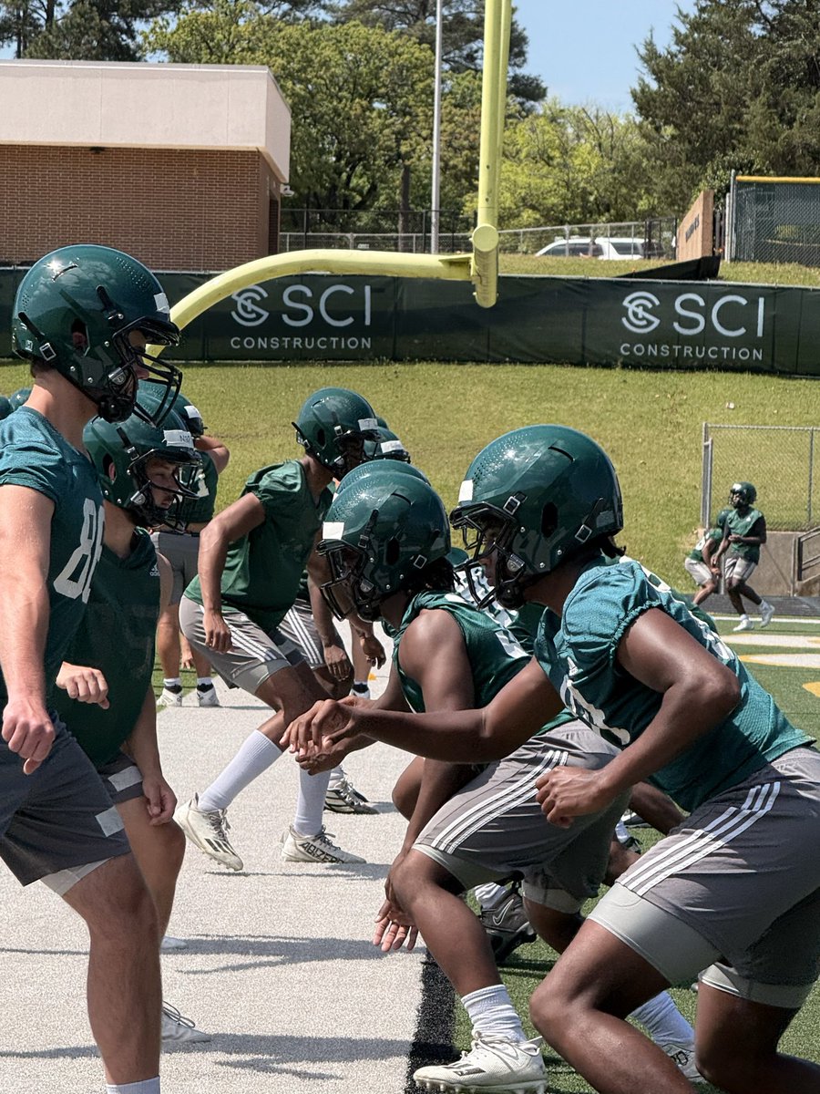 coachjohnking's tweet photo. Day 1 of spring ball! 
Here Come the LOBOS! https://t.co/FwJ6q7dcX2