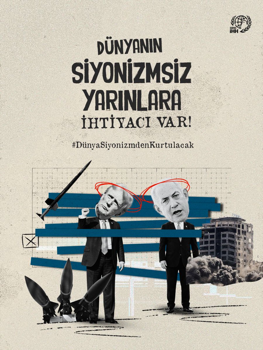 Dünya’nın siyonizmsiz yarınlara ihtiyacı var!
#DünyaSiyonizmdenKurtulacak