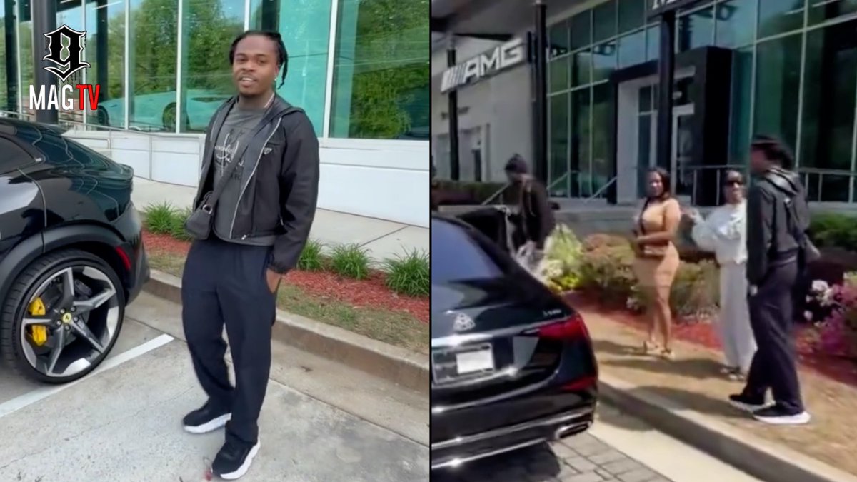 BlackInkChi's tweet image. SEE VIDEO HERE: youtu.be/SGtaKOOd1vo

Gunna Spends $2M Buying His Family Member Foreign Whips! 🚘

#gunna #mercedes #rangerover